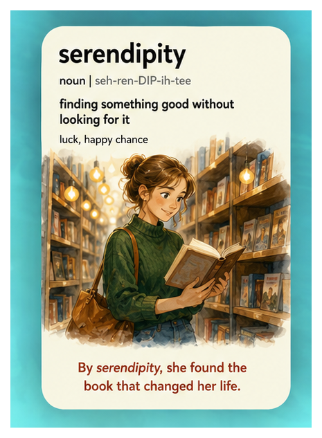 Serendipity — finding something good without looking for it